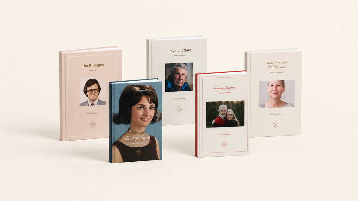 10,000+ life stories made into books