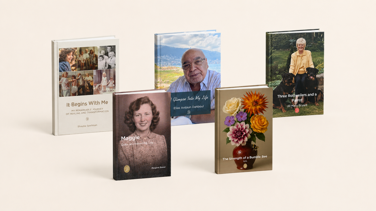 4,000+ life stories made into books